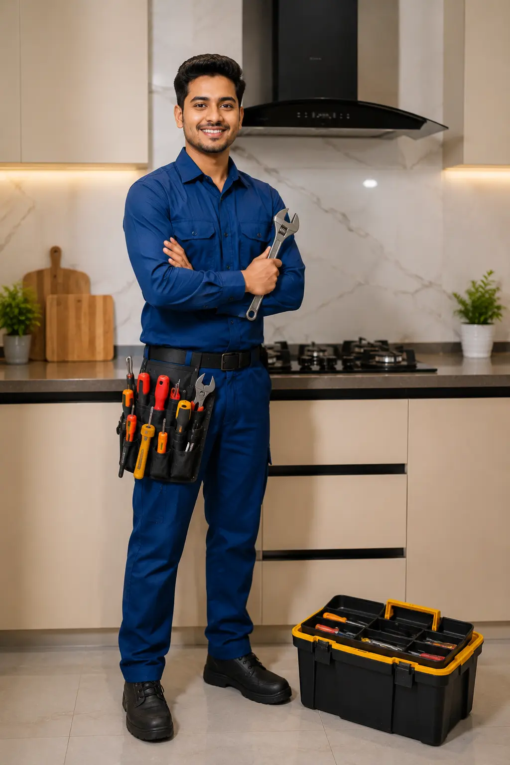 Professional Maurya RO and Chimney Services technician